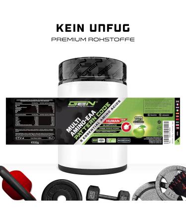 2x EAA Powder + Premium Shaker - Cola & Green Apple - All 8 Essential Amino Acids - Vegan Amino Workout Drink - 532g (2 Pack) - Buy Online on GoSupps.com