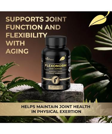 VitaPharm Flexonorm Joint Support Supplement Joint Health & Mobility Support for Men & Women 60 Capsules - Buy Online on GoSupps.com