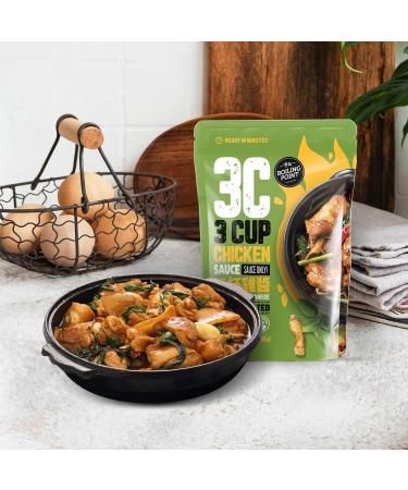 Boiling Point Classic Three Cup Chicken Sauce 8.5oz - Authentic Asian-Flavor Marinade for Chicken, Glaze for BBQ Ribs, Stir-Fry, and Everything Sauce Mix - Vegetarian Friendly - 1 Pack - Buy Online on GoSupps.com