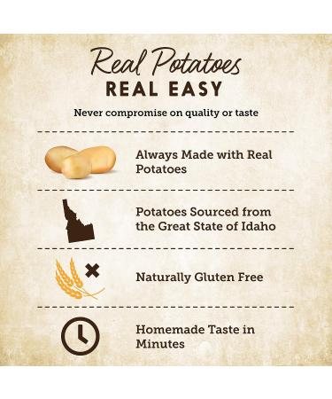 Impress with Idahoan Vermont White Cheddar Mashed Potatoes - 12 Pouches, 4 Servings Each - Buy Online on GoSupps.com