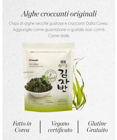 Sempio Crispy Seaweed Snack GIM Jaban Original 1.76 oz - Healthy Seaweed Sprinkles - Buy Online on GoSupps.com