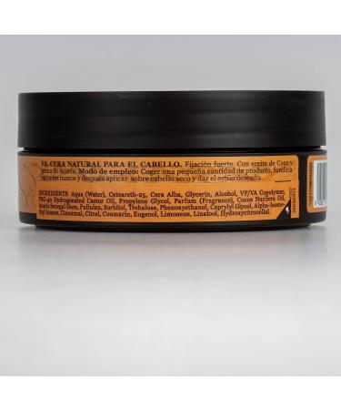 Tahe Advanced Barber Natural Hair Wax - Coconut Oil & Acacia Gum - International Shipping Available - Buy Online on GoSupps.com
