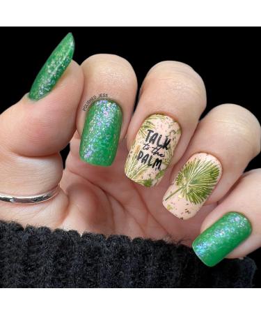 Maniology Shake Your Palm Fronds Nail Stamping Plate - Tropical Beach Vibes Nail Art for Stunning Summer Manicures - Buy Online on GoSupps.com