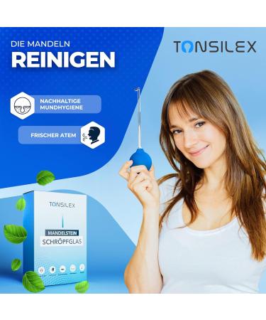 Tonsilex Almond Stones Cupping Glass | Remove Tonsil Stones | Borosilicate Glass for Fresh Breath - Buy Online on GoSupps.com