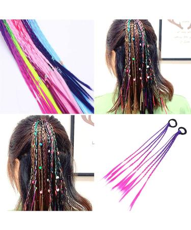 Colorful Synthetic Hair Extensions & Braided Tendrils | 6 Vibrant Wig Styles for Beautiful Hair Transformations - Buy Online on GoSupps.com