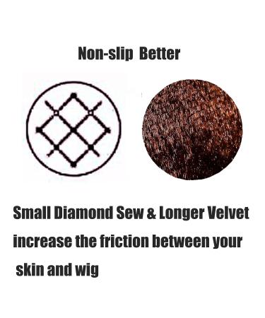 FASHION DO 2 Pack Wig Grip Bands - Non Slip & Adjustable Hairband for Securing Wigs (Brown) - Buy Online on GoSupps.com