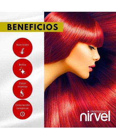 Nirvel NUTRE COLOR FLUOR Carmine 200mL Masque de cheveux professionnel - Buy Online on GoSupps.com