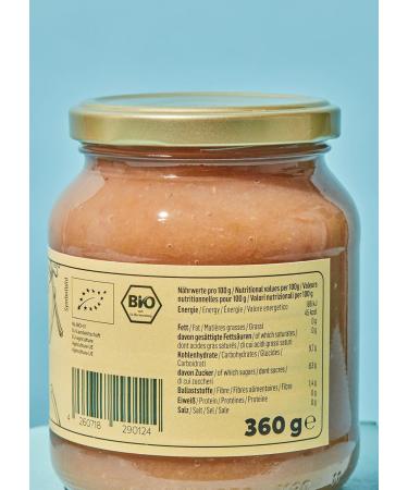 KoRo - Organic apple-rhubarb puree 6 x 360 g - Buy Online on GoSupps.com