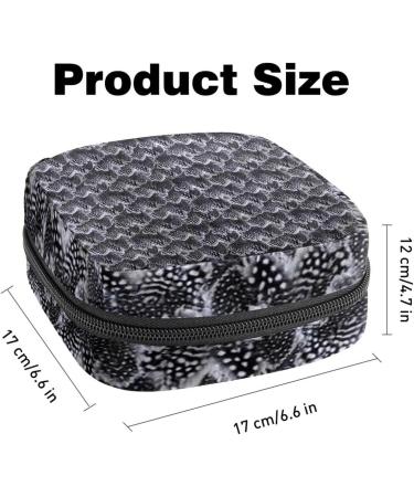 Portable Women's Bandages with Owl Feathers - Stylish Storage Bag for Menstrual Pads | Ideal for Teens & Women - Buy Online on GoSupps.com