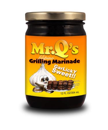 Mr. Q's Filipino All Purpose Cooking and Grilling Marinade Garlicky Sweet Barbecue 12oz