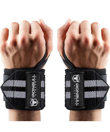 Wrist Wraps for Weightlifting (USPA, IPL, USAW & IWF Approved) - 18 Premium Quality Weight Lifting Wrist Support Straps for Bench Press, Overhead Press, Dips and Curls  Best Wristbands for Olympic Lifting Gym Workout, Cross-Training, Bodybuilding, Strengt