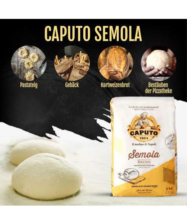 Buy DELICRET Test Package: 2kg Caputo Cuoco 2kg Caputo Pizzeria 2kg Caputo Semola & 100g Dry Yeast - International Shipping Available - Buy Online on GoSupps.com