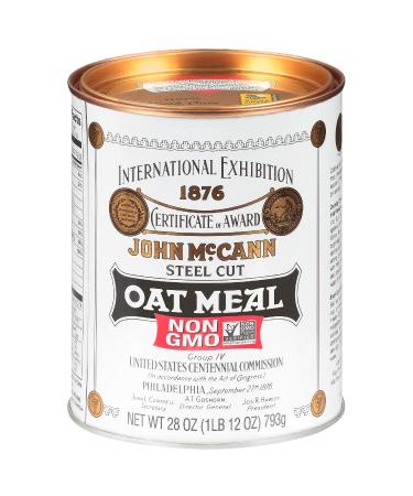 McCann's Irish Oatmeal, Traditional Steel Cut, 28 Ounce, Pack of 6 traditional steel cut 1.75 Pound (Pack of 6)