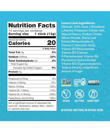 Liquid I.V. Hydration Multiplier Sugar-Free - Lemon Lime | Electrolyte Powder Drink Mix | 1 Pack(14 Servings) - Buy Online on GoSupps.com