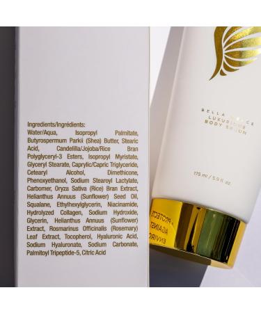 Buy Bella Grace Luxurious Anti-Aging Body Serum - Nourishing with Peptides & Shea Butter Hydrates & Supports Collagen 6 fl oz | International Shipping Available - Buy Online on GoSupps.com