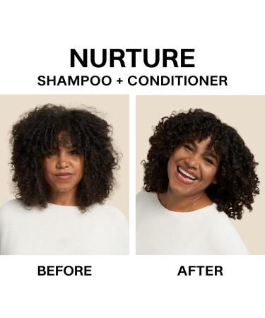 JVN Nurture Hydrating Shampoo | Moisturizing Shampoo for All Hair Types | Detangles & Softens Hair (10 Fl Oz) - International Shipping Available - Buy Online on GoSupps.com