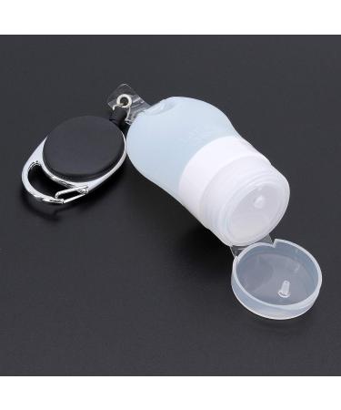 Buy 5-Part Silicone Travel Bottle Set - Leak-Proof Portable Refill Bottles with Carabiner | Perfect for Liquid Soap & Toiletries - 38 ml - Buy Online on GoSupps.com