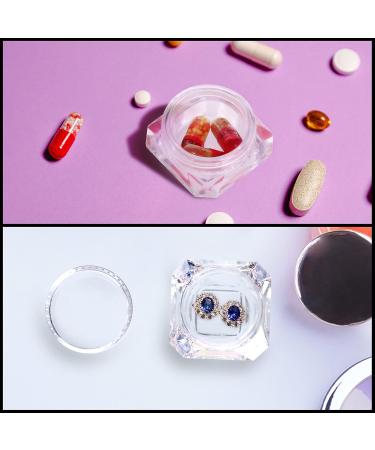 Belle Vous 100pcs 5ml BPA-Free Plastic Cosmetic Containers with Lid - Perfect for Makeup Creams Nail Design & More - Buy Online on GoSupps.com