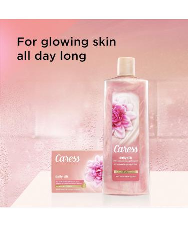 Caress Hydrating Body Wash with Silk Extract & Floral Essence 18 oz - 2 Pack - Buy Online on GoSupps.com