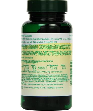 Organic Carrots Capsules - 100 Count (1 x 55g) | Pure Health Supplements for All-Natural Wellness - Buy Online on GoSupps.com