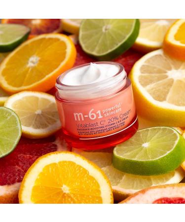M-61 Vitablast C 20% Cream - Radiance-boosting Vitamin C with B3, E, Gallic & Kojic Acid - Buy Online on GoSupps.com