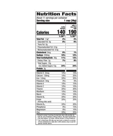 Gluten-Free Lucky Charms Marshmallow Cereal with Unicorns - 14.9 oz - Buy Online on GoSupps.com