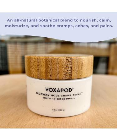 VOXA POD Period Cramp Relief Cream | Natural Menstrual Support | Soothe PMS Symptoms Discomfort | Fast-Acting Arnica Montana + Chamomile Made in USA by Women - Buy Online on GoSupps.com