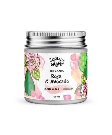 Organic Rose & Avocado Hand & Nail Cream (60ml)
