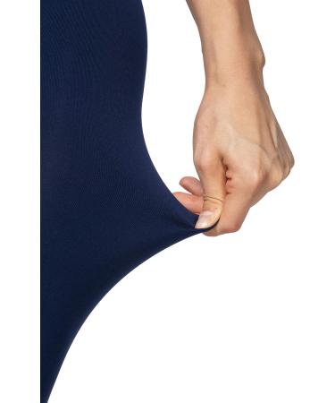 Annes Styling Women's Maternity Leggings | Over Bump Support | 90 DEN | Full Length | Blue | Size 8-10 - Buy Online on GoSupps.com
