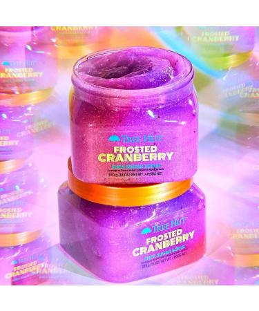 Tree Hut Frosted Cranberry Shea Sugar Scrub - 18 oz (1.125 lb) - Pack of 1 - Buy Online on GoSupps.com