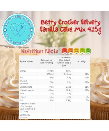 Velvety Vanilla Betty Crocker Cakes Mix 425g - Buy Online on GoSupps.com