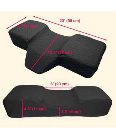 XOLLOZ Lash Bed Cover + Pillow | Waterproof Fitted Artificial Leather Spa Topper - Buy Online on GoSupps.com