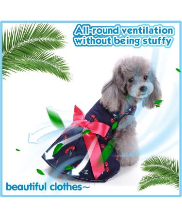 Petcute Dog Dress: Elegant Bowknot Summer Skirt for Small Dogs - Flower Tutu Wedding Lace & Princess Clothing - Buy Online on GoSupps.com