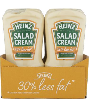 Heinz 30% Less Fat Salad Cream 415g - Pack of 1 - Buy Online on GoSupps.com