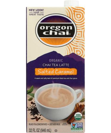 Oregon Chai Tea Chai Latte Salted Caramel, 32 fl oz