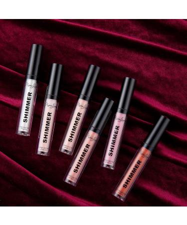 Buy Lip Gloss Gift Set | Hydrating & Plumping 6 Shimmer Colors Vegan & Cruelty Free Paraben Free - Buy Online on GoSupps.com