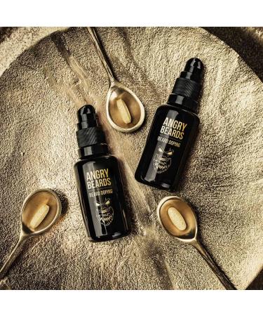 Angry Beard's Beard Growth Serum for Men | Natural Formula for Faster & Fuller Beard Growth - 30 ml - Buy Online on GoSupps.com