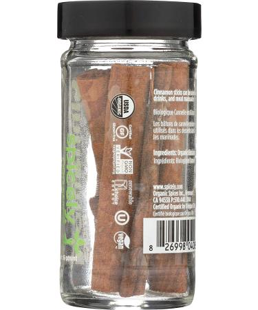 Organic Cinnamon Sticks by Spicely - 6 Count | True Flavor & Quality - Buy Online on GoSupps.com