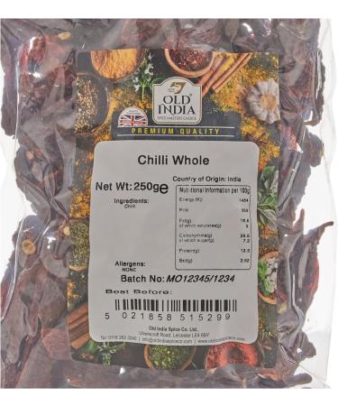 Old India Chilli Whole 250g - Premium Quality Spices for Authentic Indian Cooking - Buy Online on GoSupps.com