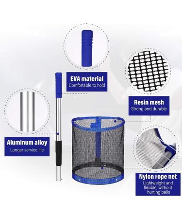 BESPORTBLE Pingpong Ball Retriever - Blue Table Tennis Ball Pick Up Net Bag for Training - Buy Online on GoSupps.com