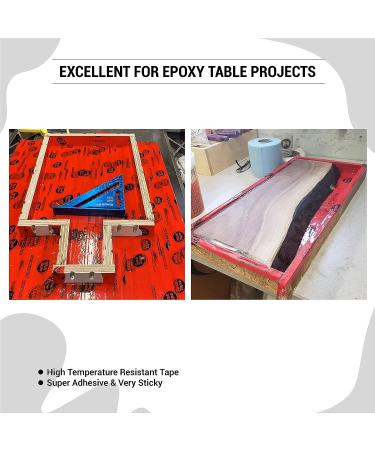 Tuck Tape Construction Sheathing Tape  Epoxy Resin Tape  2.4 in x 180 ft (Red) - Buy Online on GoSupps.com