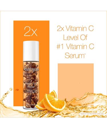 Neutrogena Rapid Tone Repair Vitamin C Serum Capsules - 20% Formula | 30 Count - Buy Online on GoSupps.com