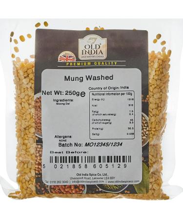 Old India Mung Washed 250g - Premium Quality Mung Beans Online - Buy Online on GoSupps.com