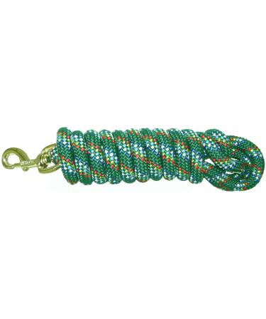 Hamilton Poly Leash with Snap Hook Confetti Green