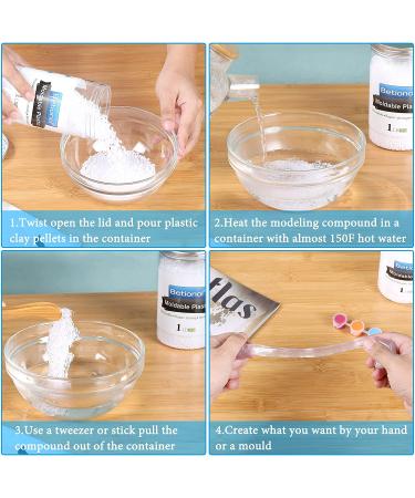 Betionol Moldable Plastic Clay 2Lb - White Modeling Clay for DIY Creative Activities - Ideal for Adults and Kids - Buy Online on GoSupps.com