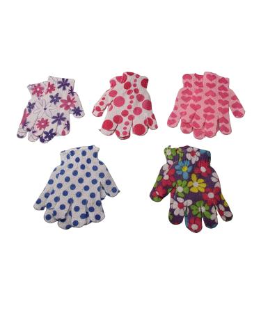 Dependable Industries Inc. Exfoliating Gloves - 4 Pairs Premium Scrub Wash Mitt for Bath or Shower - Luxury Spa Exfoliation Accessories for Men and Women - Buy Online on GoSupps.com