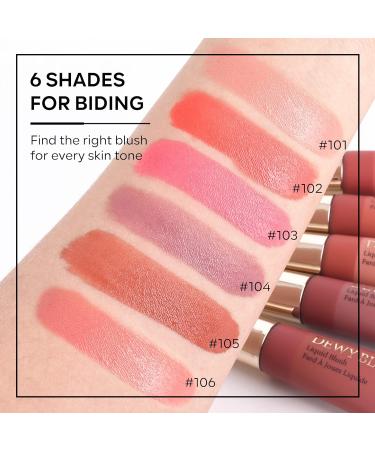 FREEORR Liquid Blush Wand - Dual Use Cheek and Lip Makeup for Dewy Finish - Cheery D-104 - Buy Online on GoSupps.com