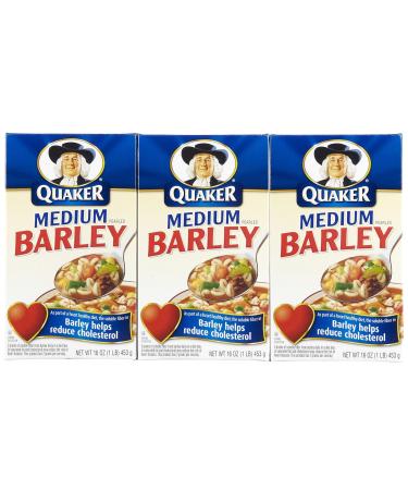 Quaker Medium Pearled Barley 16 Oz (Pack of 3)