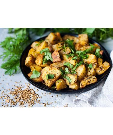 Organic Yellow Mustard Seeds 1lb - Non-GMO, Whole Dried Spice for Pickling, Dips, and Marinades - High in Selenium & Fiber - Vegan & Kosher - Spicy Pungent Flavor - Buy Online on GoSupps.com