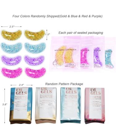 Under Eye Patches for Puffy Eyes - Reusable Ice Gel Cooling Eye Masks | Hot & Cold Therapy | 8-Pack - Buy Online on GoSupps.com